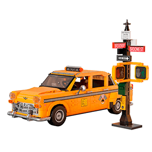 Set de Construccion Taxi amarillo de New York de 12,5 cm