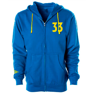 Sudadera con Cremallera Fallout: Vault 33 Talla XL