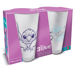 Pack de 2 Vasos de cristal Stitch de 490 ml