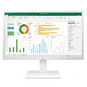 LG 27BK55YP-W 27´´ - LED - Full HD - Blanco - Monitor