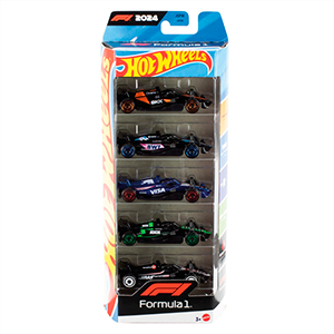 Pack de 5 vehiculos Hot Wheels F1