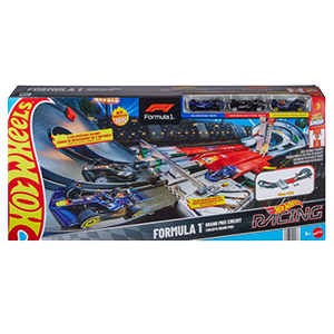 Pista Hot Wheels Racing F1 Motorizada + 3 vehiculos
