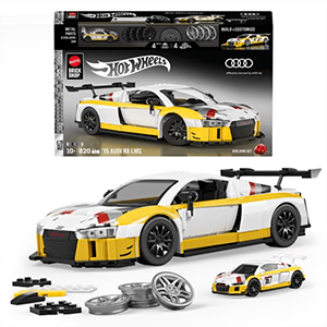 Set de construccion Hot Wheels Audi R8 LMS