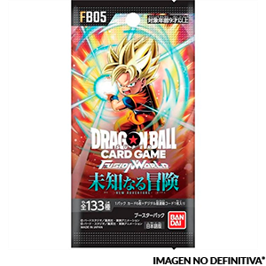Sobre de cartas Dragon Ball Fusion World Booster Pack FB05 en Japonés