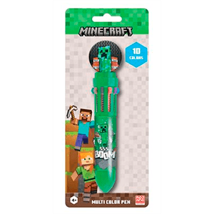 Minecraft - Bolígrafo Multicolor (10 En 1)