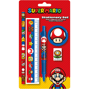 Super Mario - Set De Papelería