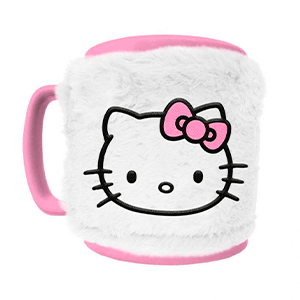 Hello Kitty - Taza Cerámica Peluda