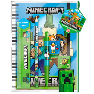 Minecraft - Set De Papelería A5 Premium