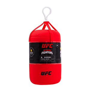 Capsula UFC Punching Bag con figura articulada de 7,5 cm + pieza set de Lucha (surtido)