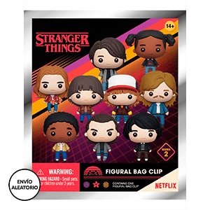 Colgante 3D Stranger Things Series 2 para Mochilas y bolsos (surtido)