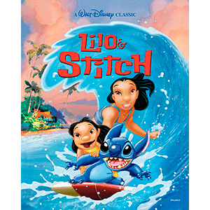 Póster 3D Lilo & Stitch