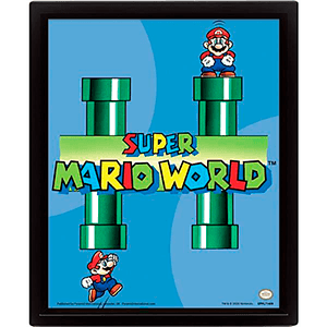 Póster 3D Super MarioPipes