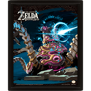 Póster 3D Zelda  Breath Of The Wild Guardian