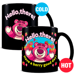 Taza Termosensible Toy Story 300 Ml (Lotso Strawberries)