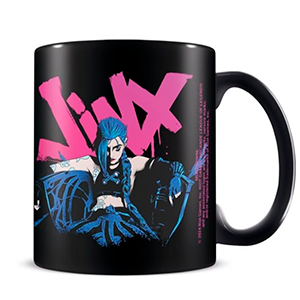 Taza Arcane Negra 325 Ml (Jinx)