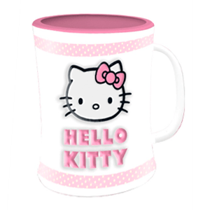 Taza Hello Kitty Con Relieve 320 Ml