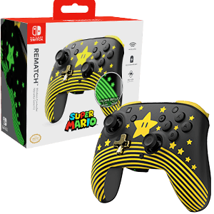 Mando Inalámbrico Turtle Beach Rematch Super Mario Star Licenciado Nintendo