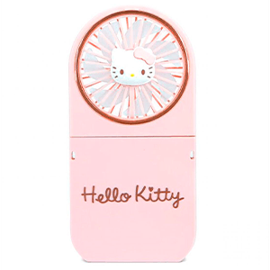 Ventilador Plegable portátil Hello Kitty de color rosa Ventilador Plegable portátil Hello Kitty de color rosa