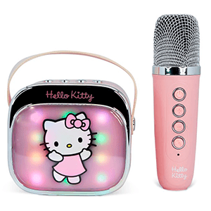 Altavoz bluetooth LED con microfono Karaoke Hello Kitty