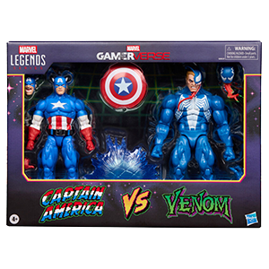 Marvel Legends Series Gamerverse Captain America vs Venom
