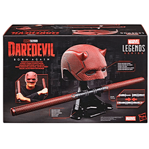 Daredevil: Born Again - Mascara premium y bastón de combate