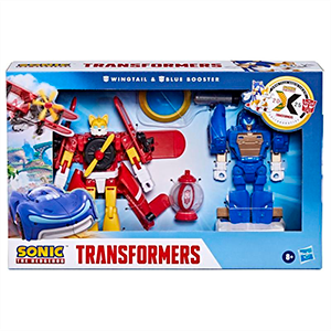Transformers Sonic the Hedgehog Wingtail & Blue Booster para Merchandising en GAME.es