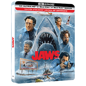 Tiburón 4K + BD Edición Steelbook 50º Aniversario Tiburón 4K + BD Edición Steelbook 50º Aniversario
