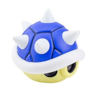 Lámpara con sonido Super Mario caparazon de color azul de 16 cm