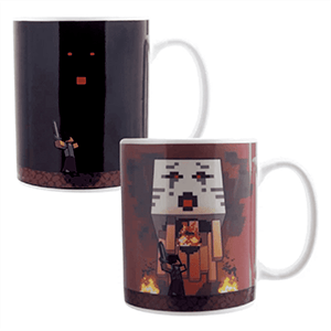 Taza Termosensible Minecraft Nether de 300 ml