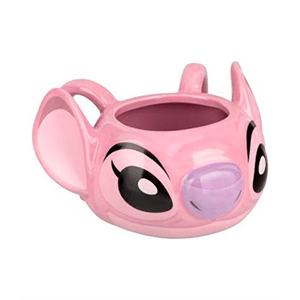 Taza 3D Disney Stitch Angel de 350 ml