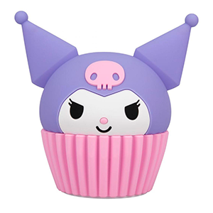 Lampara de silicona recargable Kuromi SquishyGlo de 15 cm