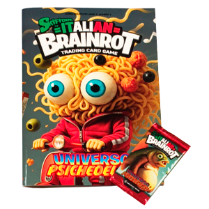 Pack Album y sobre de cartas Italian Brainrot