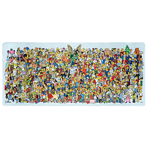 Alfombrilla para ratón XL Los Simpsons Personajes de la serie 80x35 cm para Merchandising en GAME.es