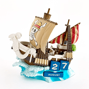 Calendario Perpetuo 3D One Piece Barco Going Merry