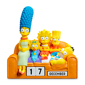 Calendario Perpetuo 3D Los Simpsons Familia
