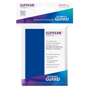Funda Para Cartas Ultimated Guard Supreme UX Estándar Azul (50) (REACONDICIONADO)