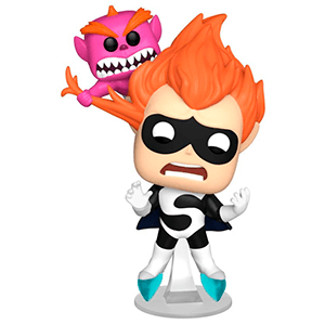 Figura Pop Premium: Incredibles 20th- JJ & Syndrome (REACONDICIONADO)