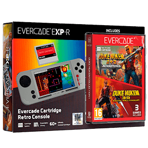 Consola Evercade EXP-R + Cartucho Duke Nukem Collection 1 en GAME.es