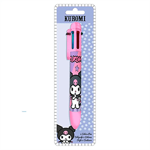 Boligrafo de 6 colores Kuromi