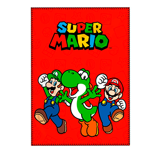 Manta Polar 100cmx140 cm Super Mario: Personajes (REACONDICIONADO)