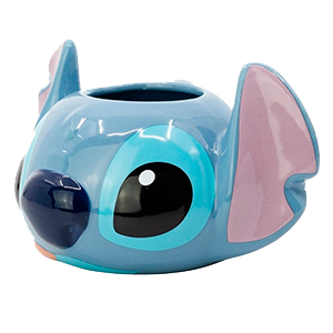 Taza 3D de ceramica Stitch 375ml (REACONDICIONADO)