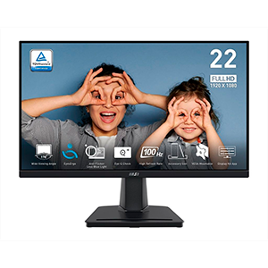 MSI PRO MP225V - 21.4´´ - VA - Full HD - 100Hz - Monitor Profesional (REACONDICIONADO) para PC GAMING en GAME.es