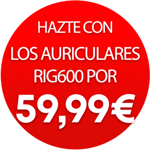 Cupón descuento para auriculares RIG600