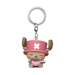 Figura POP Keychain: One Piece Tony Tony Chopper with Cotton Candy