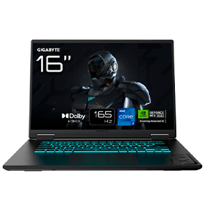 Gigabyte Gaming A16 CVHI3ES894SD i7-13620H - RTX 5060 - 16GB - 1TB SSD - 16´´ - FreeDOS - Ordenador Portatil Gaming