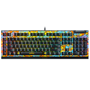 Razer BlackWidow V4 X Green Switch Pokémon Kanto Starters Edition - US Layout - Teclado Gaming
