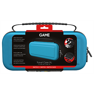 GAME GM-34940 Bolsa de transporte Azul para Switch2