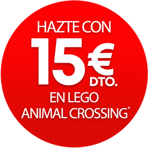 Cupón 15€ para LEGO Animal Crossing