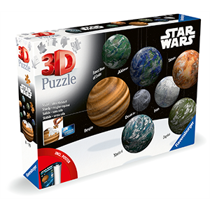 Puzzle 3D Star Wars Planetas de la Galaxia