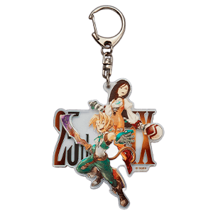 Llavero Final Fantasy IX 25th aniversario Yitan Tribal y Garnet de 7,5 cm